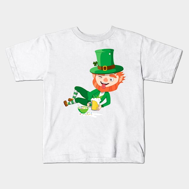 Patrick Day Kids T-Shirt by WiZ Collections